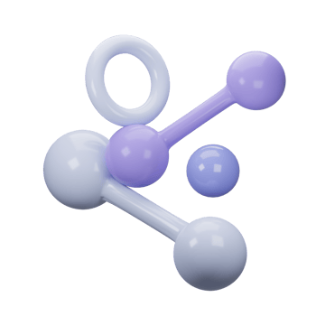 3D Memphis Abstract Ornament png