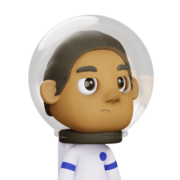 3D Astronaut Avatar png