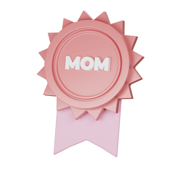 3D Mom Badge Icon png