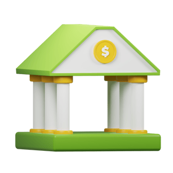 3D Bank Icon png