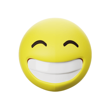 3D big smile Icon png