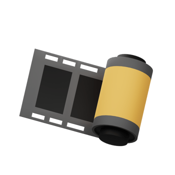 3D Camera Roll Icon png