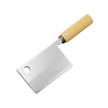 3D Cleaver Icon png