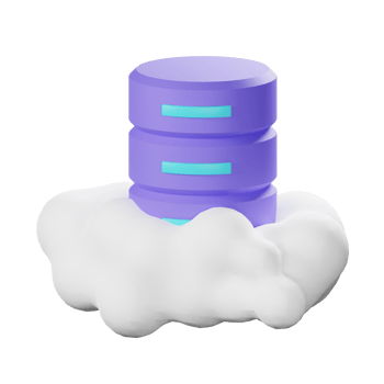 3D Cloud Database  Icon png