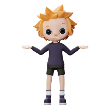 3D Confuse Male Icon png