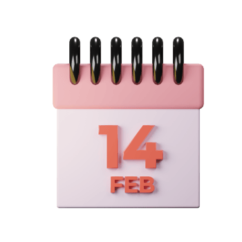 3D Valentine Date Icon png