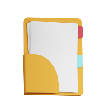 3D Document Icon png