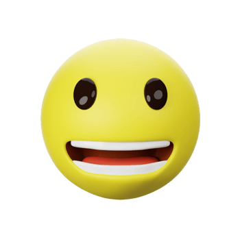 3D happy Icon png