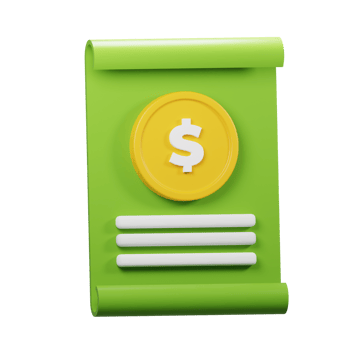 3D Invoice Icon png
