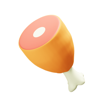 3D Meat Icon png