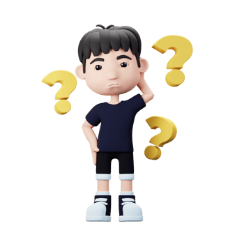 3D Young Man Character png