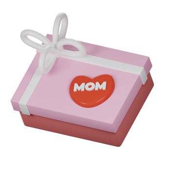 3D Mom Gift Icon png
