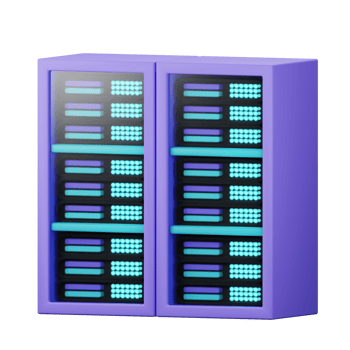 3D Network Server Icon png