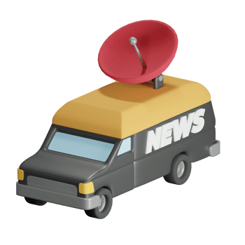 3D News van Icon png