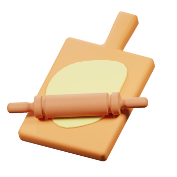 3D Rolling Pin Icon png