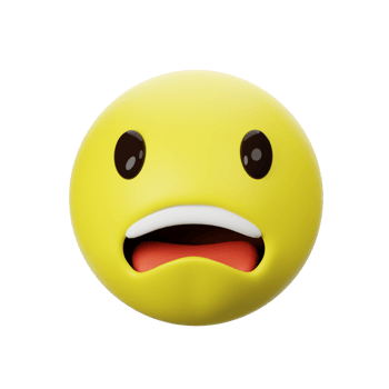 3D Sad Icon png