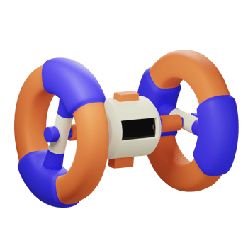 3D space station Icon png