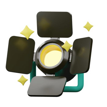 3D Spotlight Lamp Icon png