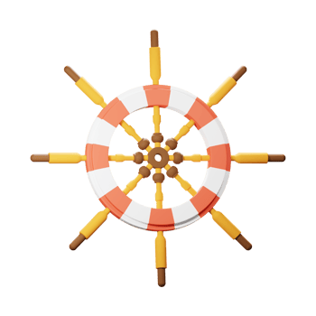 3D Steering Wheel Icon png