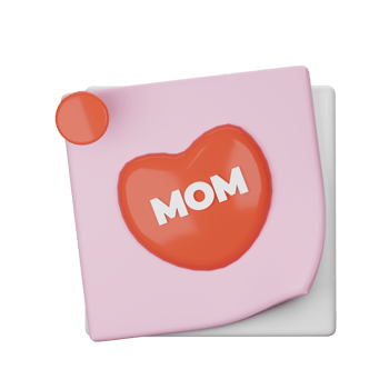 3D Sticky Mom Icon png