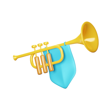 3D Trumpet Icon png