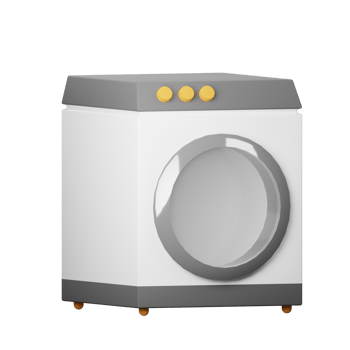3D Washing Machine Icon png