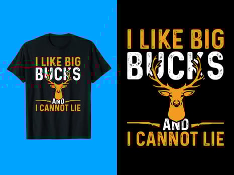 Hunting T-Shirt Design vector