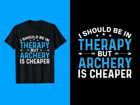 Archery T-Shirt Design vector