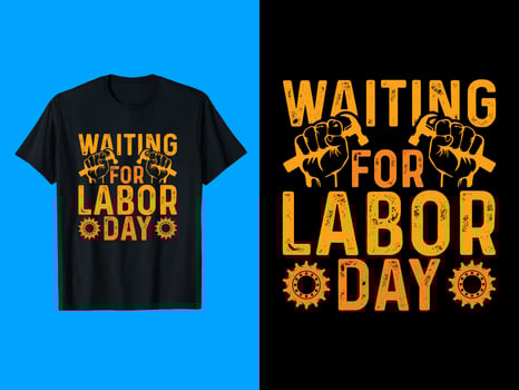 Labor Day T-Shirt Design vector
