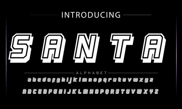 Sports minimal tech font letter set. Luxury vector typeface for company. Modern gaming fonts logo design.