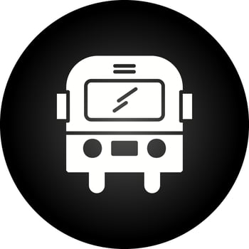 School Bus Vector Icon