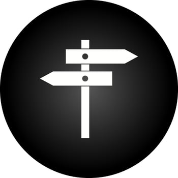 Street Sign Vector Icon
