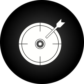 Target Location Vector Icon