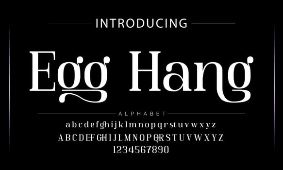 Luxury alphabet letters font. Typography elegant wedding classic lettering serif fonts decorative vintage retro concept. vector illustration
