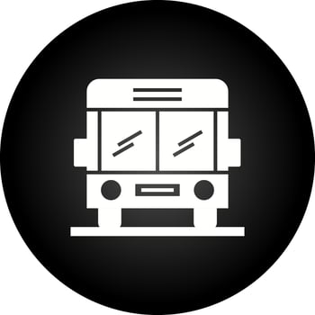 School bus Vector Icon