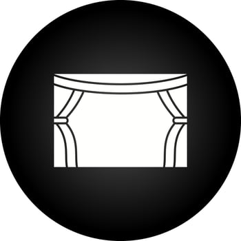 Stage Vector Icon