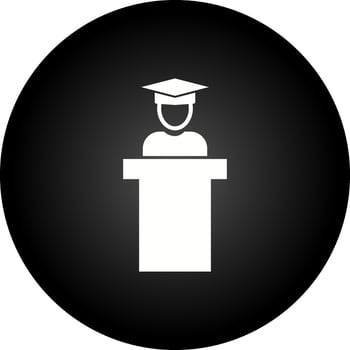 Guest Speaker Vector Icon