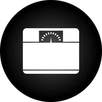 Weighing Machine Vector Icon