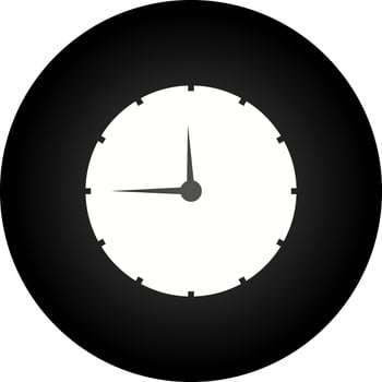 Wall Clock Vector Icon