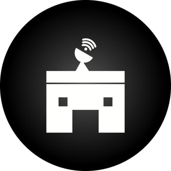 News Station Vector Icon