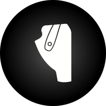 Pistol Holster Vector Icon