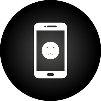 Sad Face Vector Icon