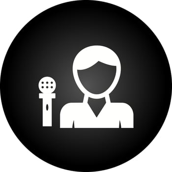Male Anchor Vector Icon