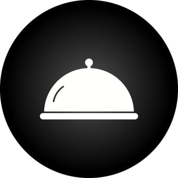 Covered Food Vector Icon