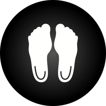 Feet Vector Icon