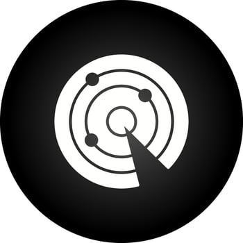 Radar Vector Icon