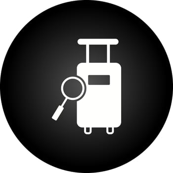 Find Luggage Vector Icon