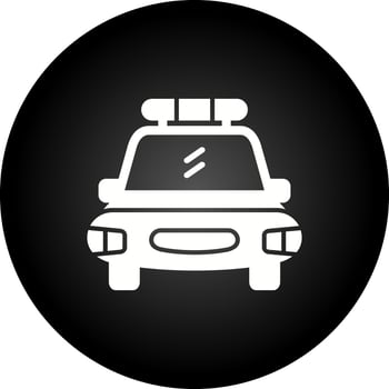 Police Car Vector Icon