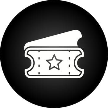 Ticket Vector Icon