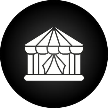 Circus Tent Vector icon